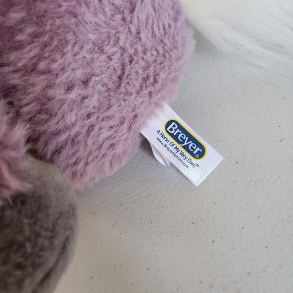 Breyer Purple Unicorn Plush Cuddle Buddies Willow Horse Stuffed Animal Retired - Picture 7 of 8
